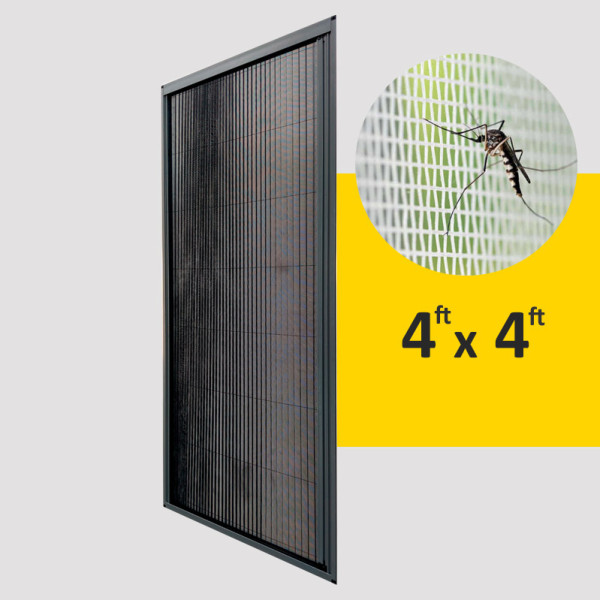 KALCO Pleated Mosquito Net for Windows 4’ x 4’ 
