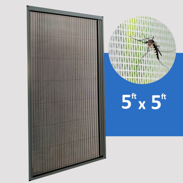 KALCO Pleated Mosquito Net for Windows 5’ x 5’