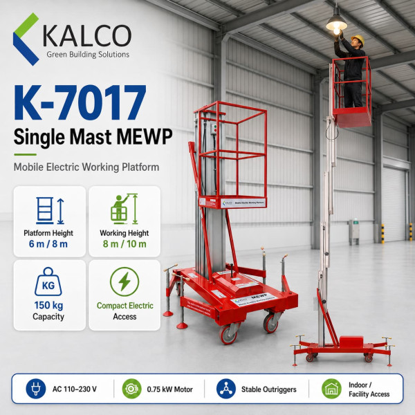K-7017 Mobile Electric Working Platform (Single Mast)