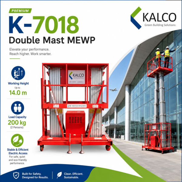 K-7018 Mobile Electric Working Platform (Double Mast)