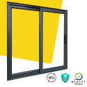 KALCO Readymade Single Slide Sliding Window in Matt Grey Colour (6ft x 4ft)
