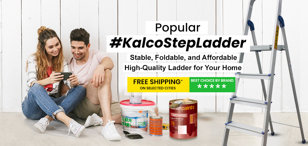 kalco aluminium step ladder for home use