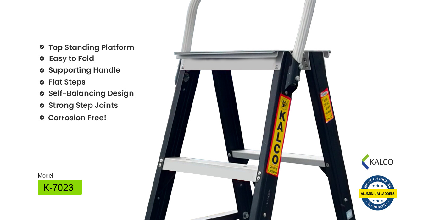  Kalco Foldable Step Ladder K 7023