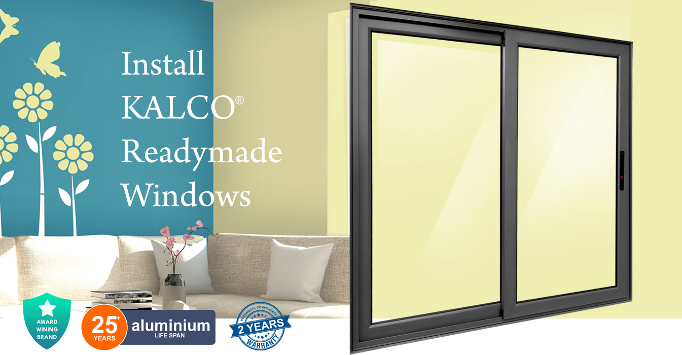 Kalco Aluminium Sliding Window 4 feet by 4 feet
